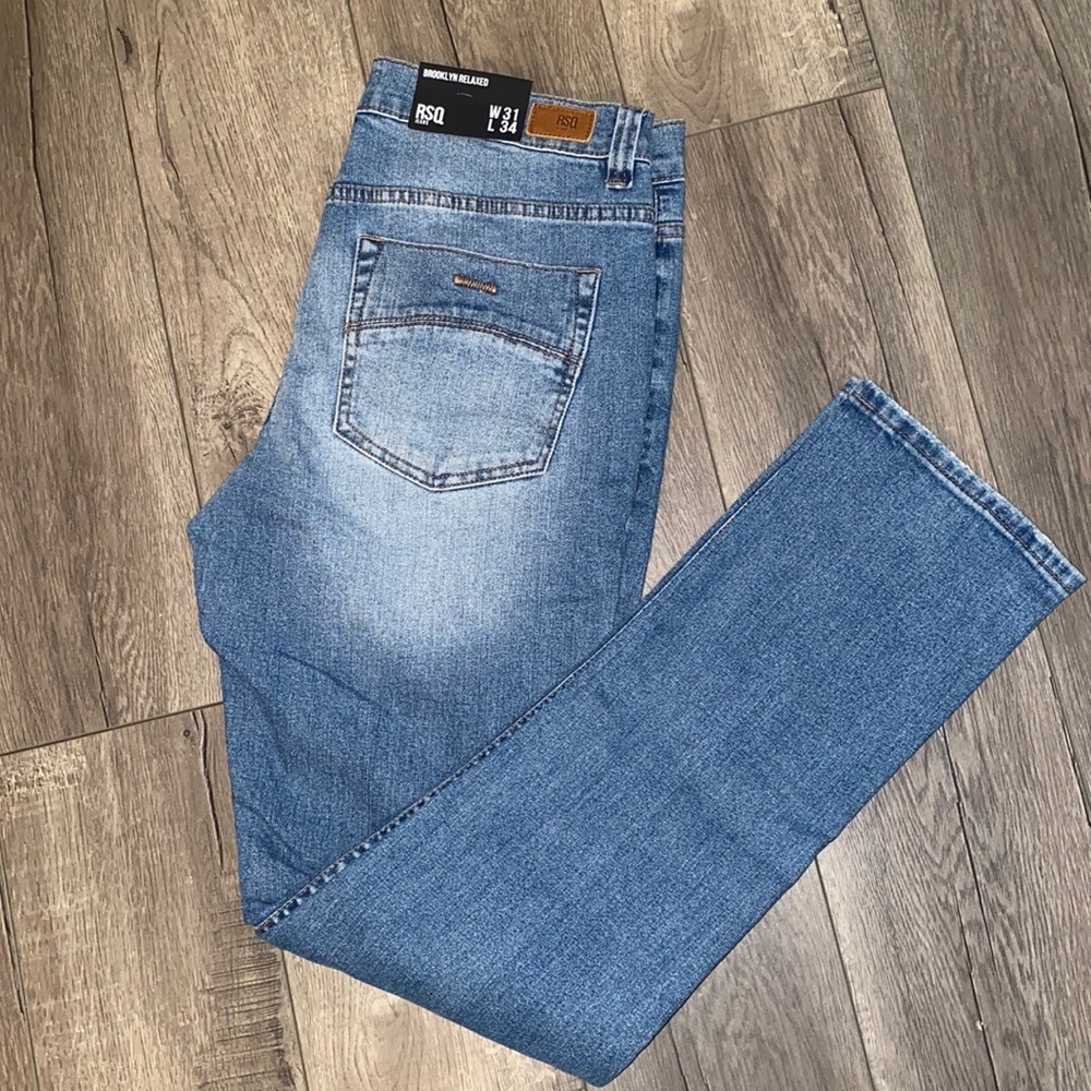 NWT RSQ Brooklyn Relaxed Jean size 31x34